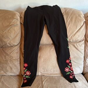 Express leggings with flowers
